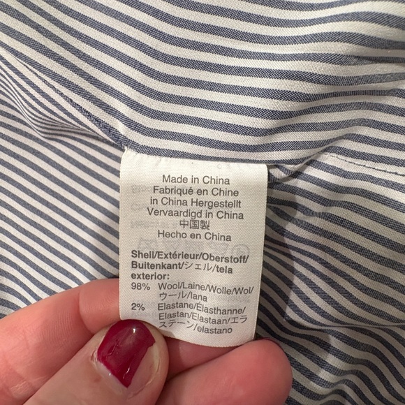 J Crew Women's Parke Wool Blazer Black Size 2 - Picture 7 of 7